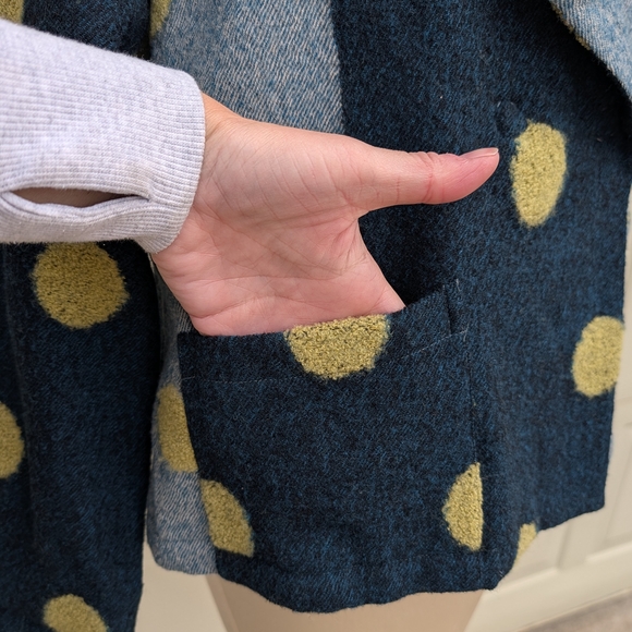 unique BABETTE polka dot wool jacket S - Picture 5 of 12